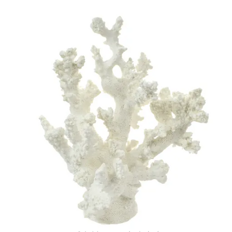 Anenome Coral Resin Sculpture White Small