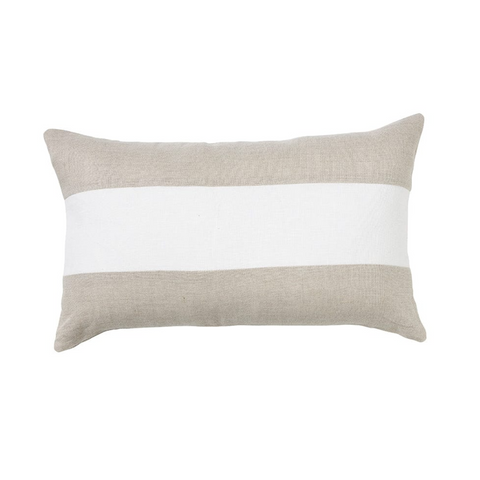 Linen Stripe Sand - Indoor Cushion