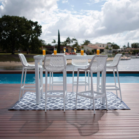 Air 75 Hudson - 7pce (150x80) - Outdoor Bar Set