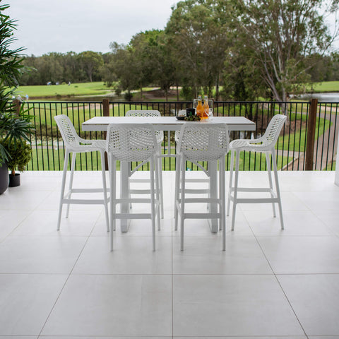 Air 75 Malibu - 7pce (150x65) - Outdoor Bar Set