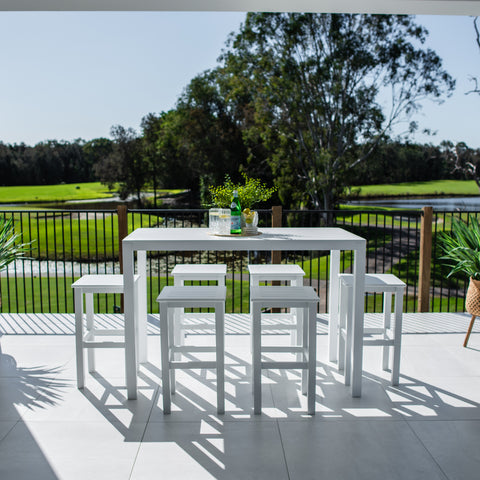 Kirra Aria - 7pce (150x80) - Outdoor Bar Set