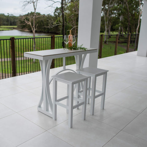 Kirra Malibu - 3pce (130x45) - Outdoor Bar Set