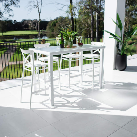 Portsea 75 Hudson - 5pce (150x80) - Outdoor Bar Set