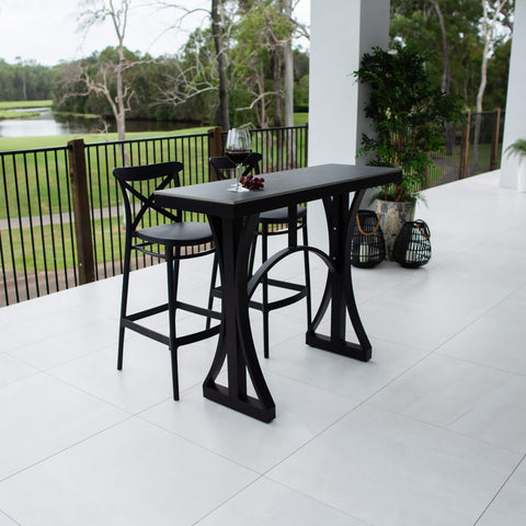 Portsea 75 Malibu - 3pce (130x45) - Outdoor Bar Set