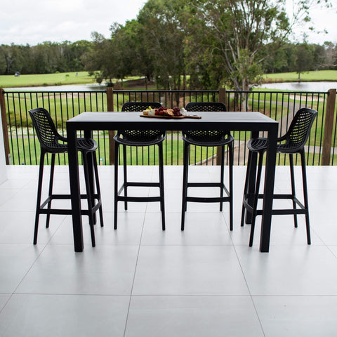 Roma 75 Aria - 5pce (150x65) - Outdoor Bar Set