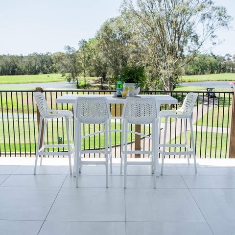 Roma 75 Bergen - 5pce (150x65) - Outdoor Bar Set