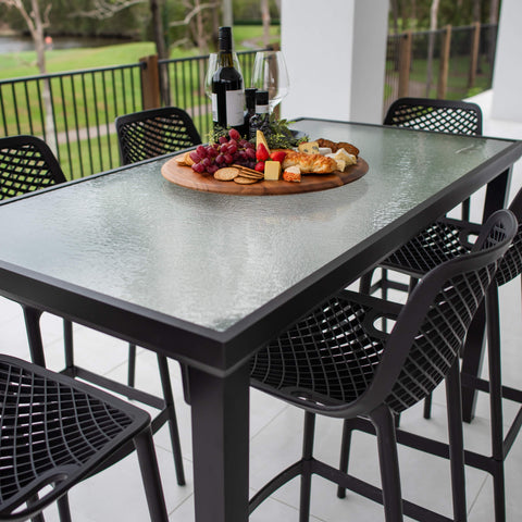Roma 75 Hudson - 7pce (150x80) - Outdoor Bar Set