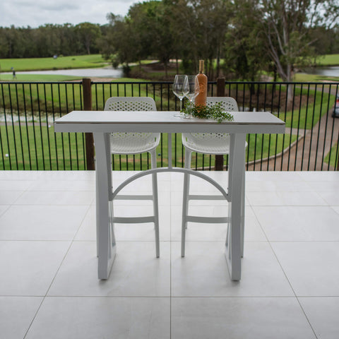 Roma 75 Malibu - 3pce (130x45) - Outdoor Bar Set