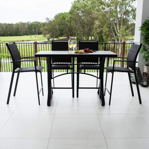 Shelby Bergen - 5pce (150x65) - Outdoor Bar Set