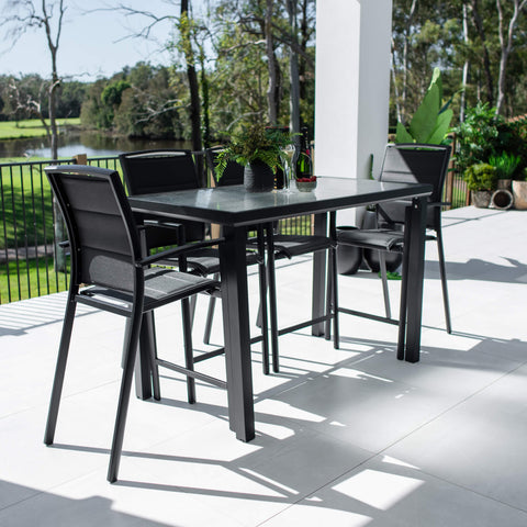 Shelby Hudson - 5pce (150x80) - Outdoor Bar Set