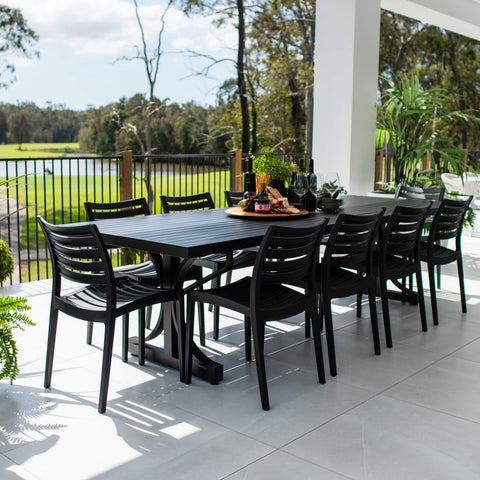 Apollo Bergen - 11pce (280x100) - Outdoor Dining Set