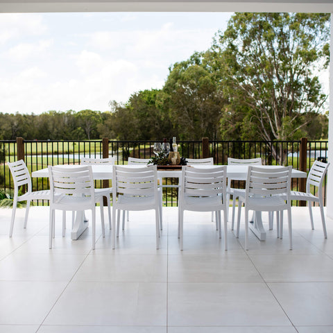 Apollo Bergen - 11pce (280x100) - Outdoor Dining Set