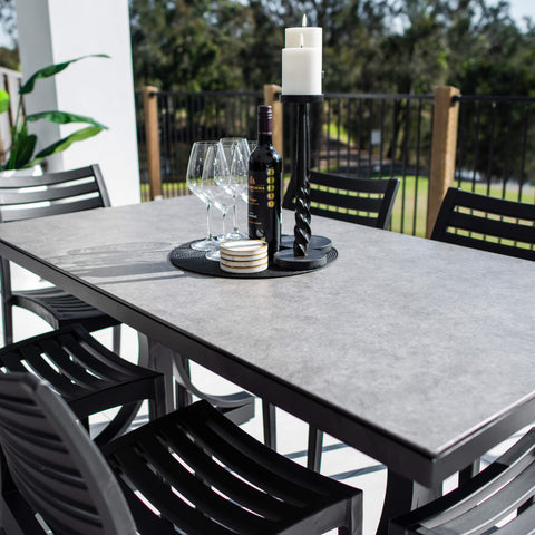 Apollo Chester Moon - 7pce (150x80) - Outdoor Dining Set