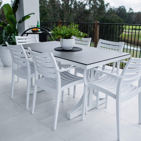 Apollo XL Chester Moon - 7pce (150x80) - Outdoor Dining Set