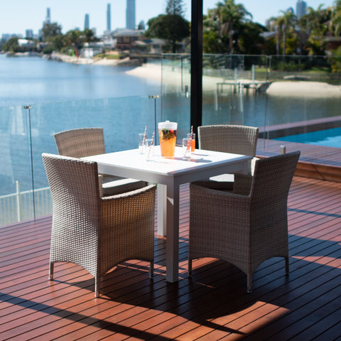 Aspen Aria - 5pce (90x90) - Outdoor Dining Set