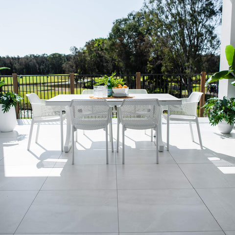 Nero Malibu - 7pce (180x100) - Outdoor Dining Set