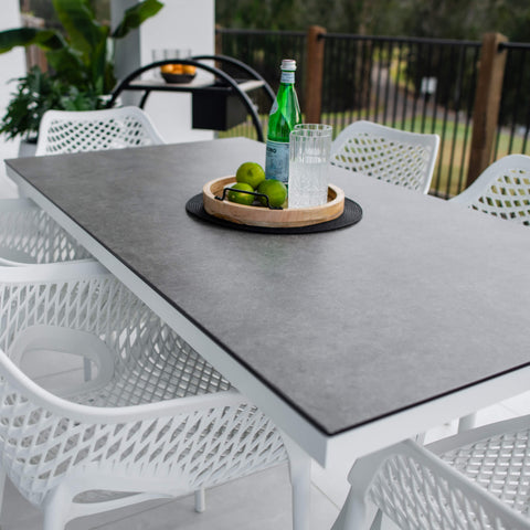 Roma XL Chester Moon - 7pce (150x80) - Outdoor Dining Set