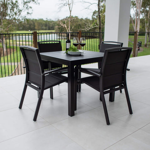 Shelby Aria - 5pce (90x90) - Outdoor Dining Set