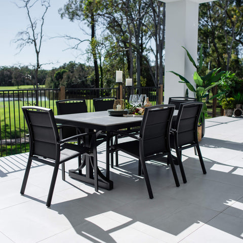 Shelby Malibu - 7pce (180x100) - Outdoor Dining Set