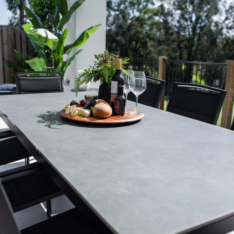 Shelby Malibu - 9pce (215x100) - Outdoor Dining Set