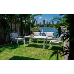 best-outdoor-furniture-Bermuda 3 - 4pce Low Dining Lounge Setting (Sunbrella Fabric)