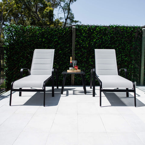 Leona Shelby - 3pce - Outdoor Sun Lounge