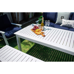 best-outdoor-furniture-Bermuda 3 - 5pce Low Dining Lounge Setting (Sunbrella Fabric)