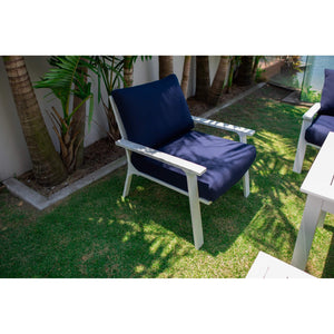 best-outdoor-furniture-Bermuda 3 - 5pce Low Dining Lounge Setting (Sunbrella Fabric)