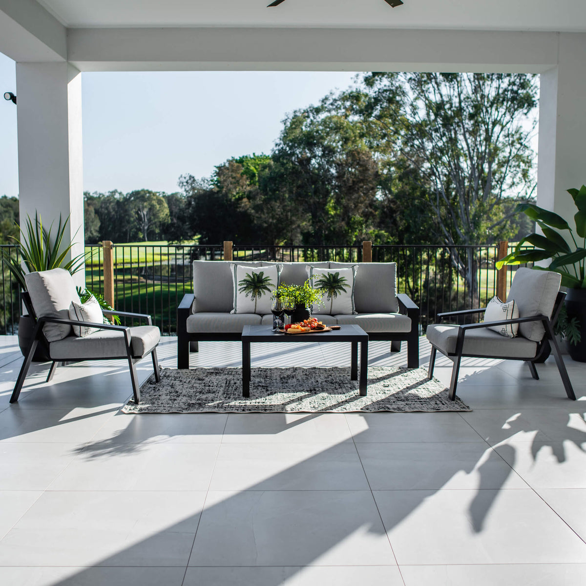 best-outdoor-furniture-Monica 3 - 4pce - Outdoor Lounge Setting #color_BLACK