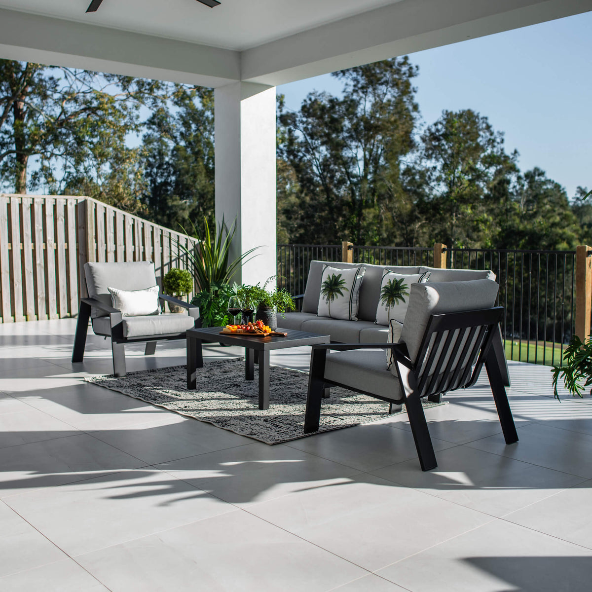 best-outdoor-furniture-Monica 3 - 4pce - Outdoor Lounge Setting #color_BLACK