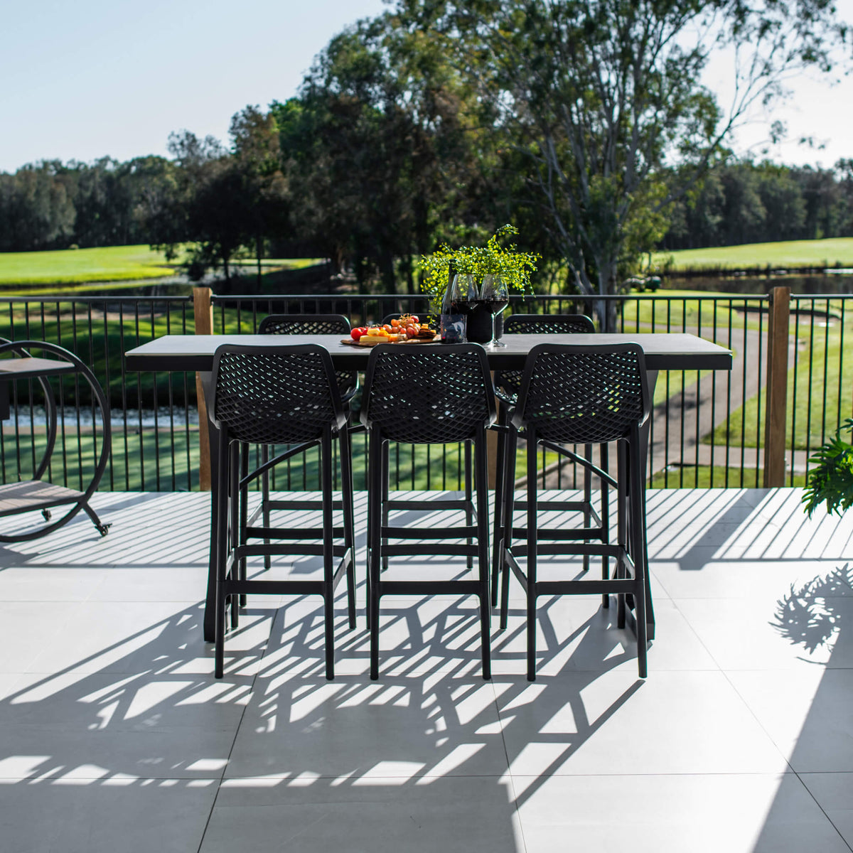 Roma 75 Malibu - 7pce (200x65) - Outdoor Bar Set