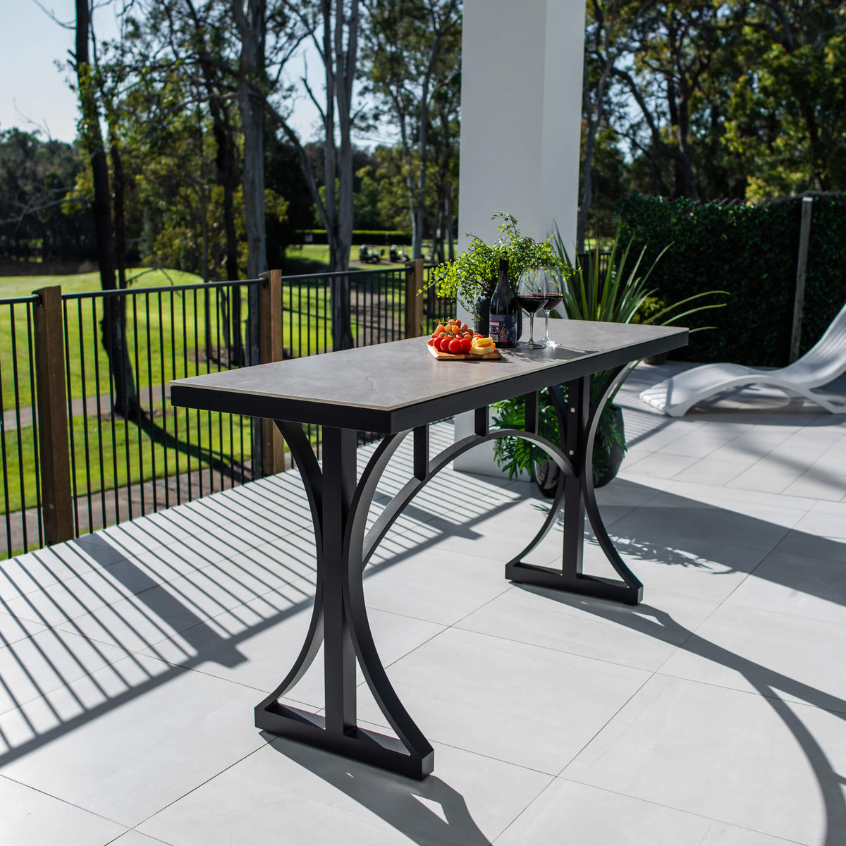 best-outdoor-furniture-Malibu - (200x65) - Outdoor Bar Table #color_BLACK-STONE