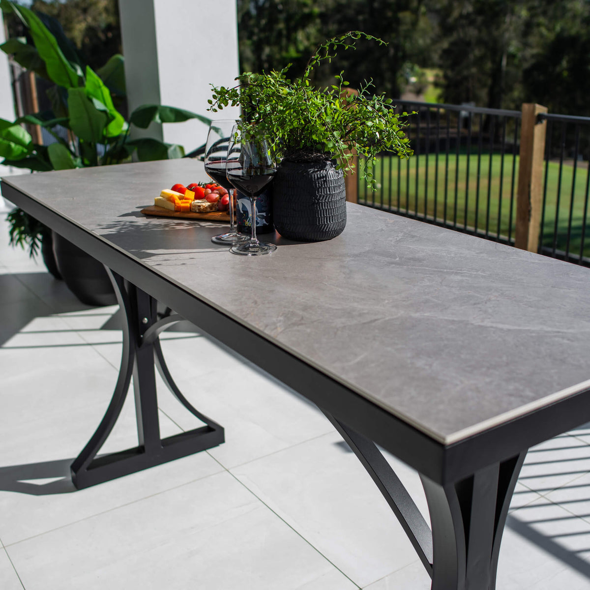 best-outdoor-furniture-Malibu - (200x65) - Outdoor Bar Table #color_BLACK-STONE