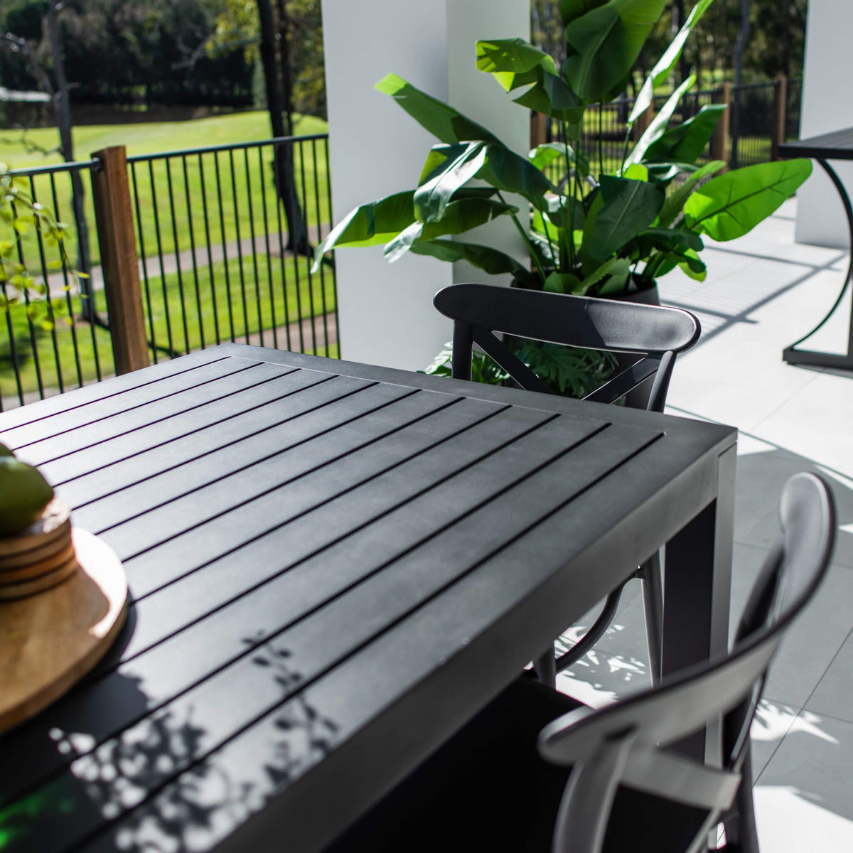 best-outdoor-furniture-Portsea 75 Aria - 5pce (150x80) - Outdoor Bar Set #color_BLACK