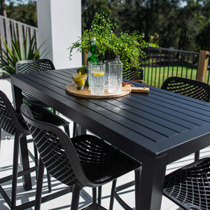 best-outdoor-furniture-Roma 75 Aria - 7pce (150x65) - Outdoor Bar Set #color_BLACK