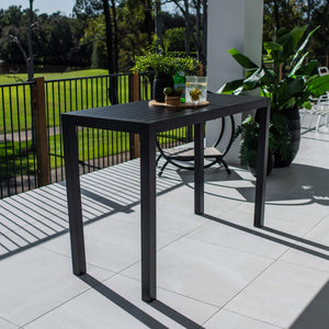 best-outdoor-furniture-Aria - (150x65) - Outdoor Bar Table #color_BLACK