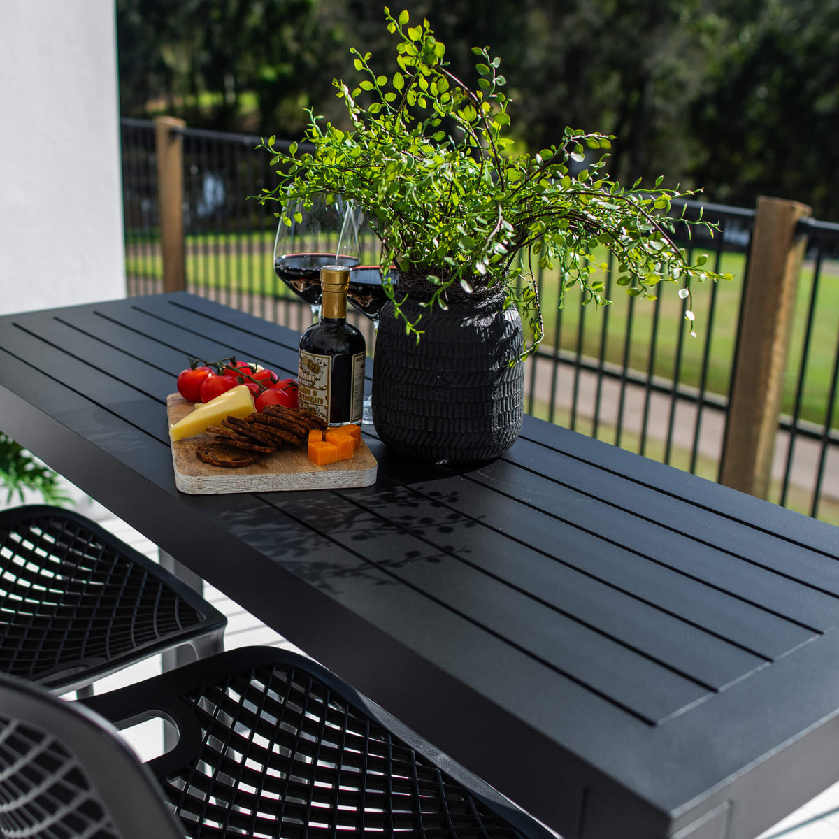 best-outdoor-furniture-Roma 75 Aria - 3pce (130x45) - Outdoor Bar Set #color_BLACK