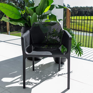 best-outdoor-furniture-Nero - Outdoor Dining Chair #color_BLACK