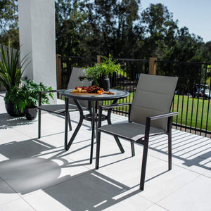 best-outdoor-furniture-Margot Coventry - 3pce - Outdoor Bistro Set #color_BLACK