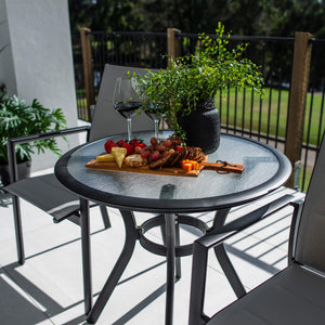 best-outdoor-furniture-Margot Coventry - 3pce - Outdoor Bistro Set #color_BLACK