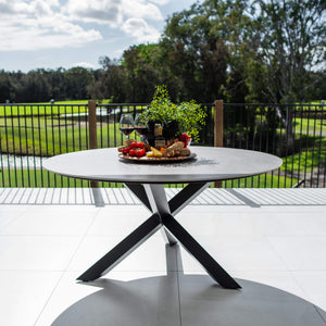 best-outdoor-furniture-Malibu Round - (150x150) - Outdoor Dining Table #color_BLACK