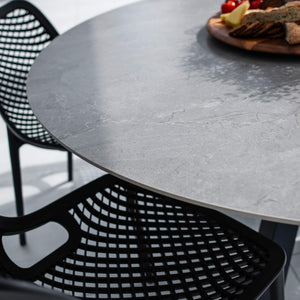 best-outdoor-furniture-Roma Malibu Round - 7pce (150x150) - Outdoor Dining Set #color_BLACK