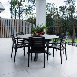 best-outdoor-furniture-Apollo XL Malibu Round - 7pce (150x150) - Outdoor Dining Set #color_BLACK