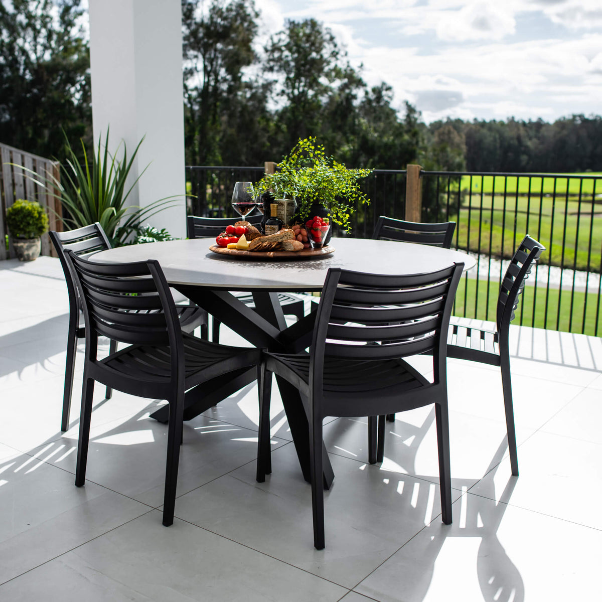 best-outdoor-furniture-Apollo Malibu Round - 7pce (150x150) - Outdoor Dining Set #color_BLACK
