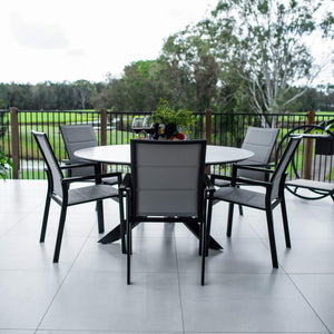 best-outdoor-furniture-Margot Malibu Round - 7pce (150x150) - Outdoor Dining Set #color_BLACK