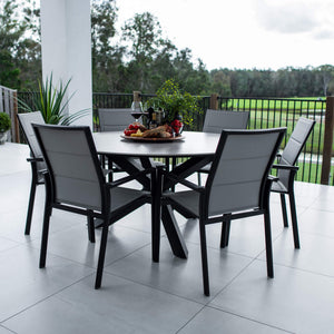 best-outdoor-furniture-Margot Malibu Round - 7pce (150x150) - Outdoor Dining Set #color_BLACK