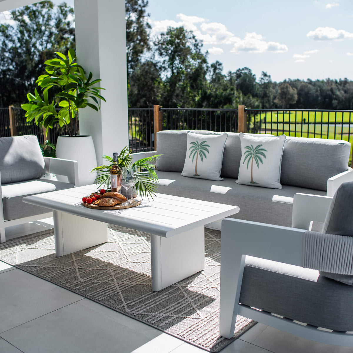 best-outdoor-furniture-Marina 3 - 4pce - Outdoor Lounge Setting #color_WHITE-GREY