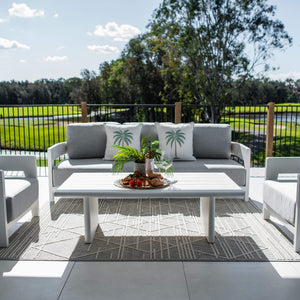 best-outdoor-furniture-Marina 3 - 4pce - Outdoor Lounge Setting #color_WHITE-GREY