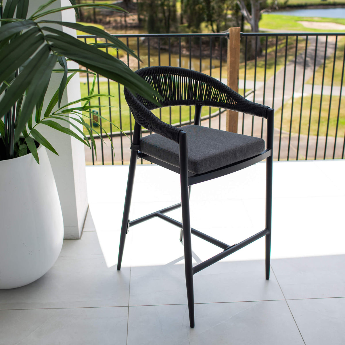 Kiara Rope - Outdoor Bar Stool