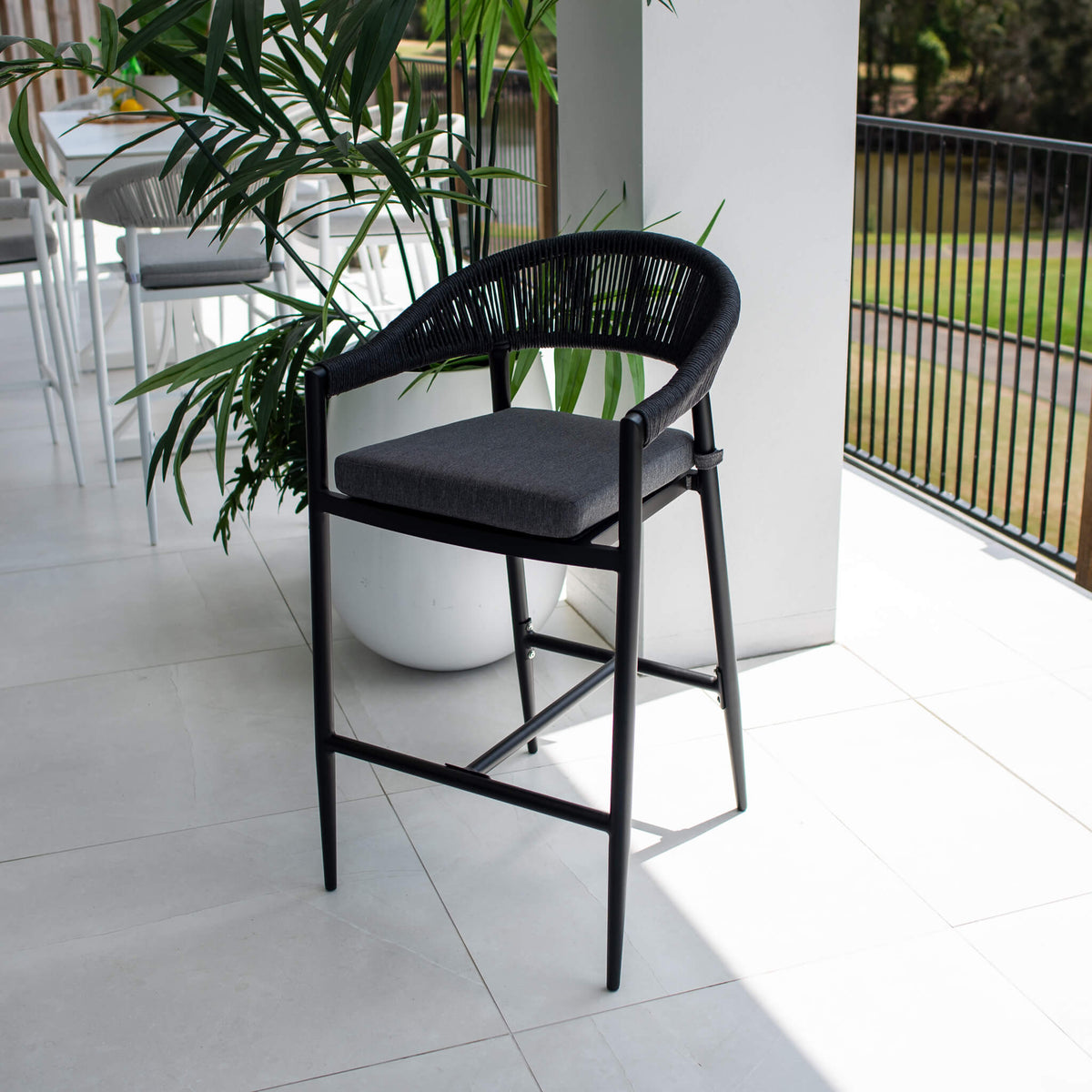 Kiara Rope - Outdoor Bar Stool